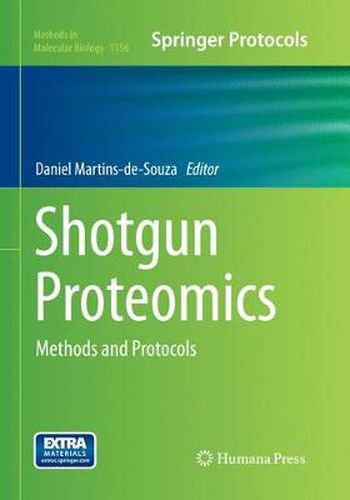 Cover image for Shotgun Proteomics: Methods and Protocols