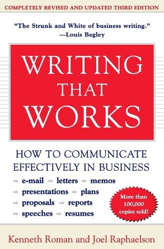 Cover image for Writing That Works: How to Communicate Effectively in Business