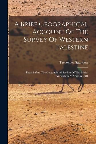 Cover image for A Brief Geographical Account Of The Survey Of Western Palestine