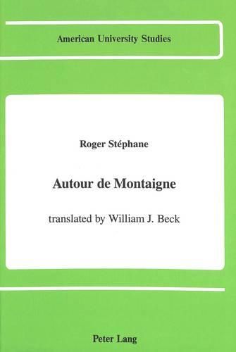 Cover image for Autour De Montaigne