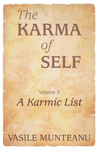 Cover image for The Karma of Self, Volume II: A Karmic List