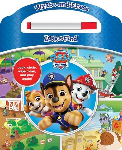 Cover image for Nickelodeon Paw Patrol: Write-And-Erase Look and Find