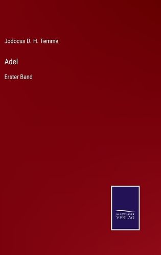 Cover image for Adel: Erster Band