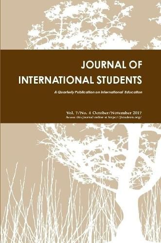 Cover image for Journal of International Students 2017 Vol 7 Issue 4