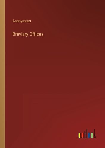 Cover image for Breviary Offices