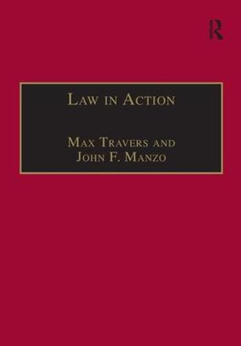 Cover image for Law in Action: Ethnomethodological and Conversation Analytic Approaches to Law