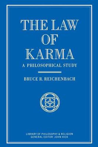 Cover image for The Law of Karma: A Philosophical Study