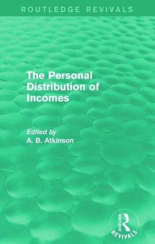 Cover image for The Personal Distribution of Incomes (Routledge Revivals)