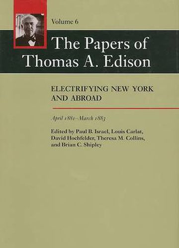 Cover image for The Papers of Thomas A. Edison