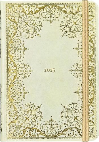 2025 Gilded Ivory Weekly Planner (16 Months, Sept 2024 to Dec 2025)