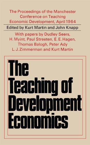 Cover image for Teaching of Development Economics