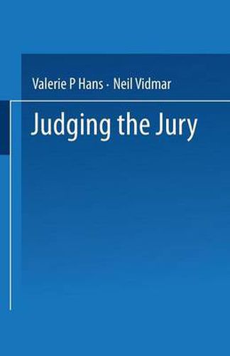 Cover image for Judging the Jury