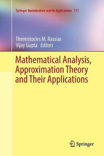 Cover image for Mathematical Analysis, Approximation Theory and Their Applications