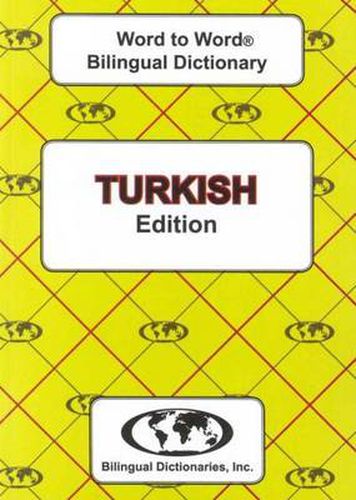 Cover image for English-Turkish & Turkish-English Word-to-Word Dictionary