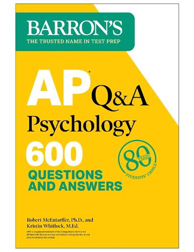 Cover image for AP Q&A Psychology, Second Edition: 600 Questions and Answers