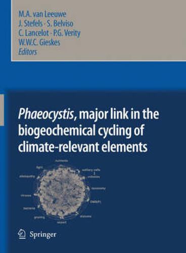 Cover image for Phaeocystis, major link in the biogeochemical cycling of climate-relevant elements