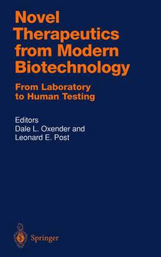 Cover image for Novel Therapeutics from Modern Biotechnology: From Laboratory to Human Testing