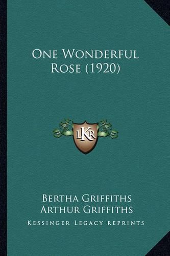 Cover image for One Wonderful Rose (1920)