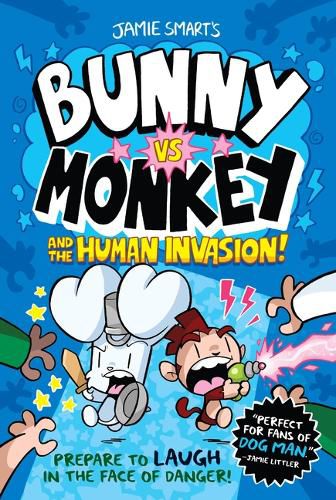 Cover image for Bunny vs. Monkey and the Human Invasion