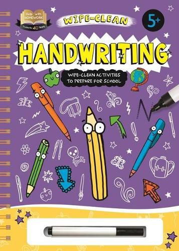 Cover image for Help with Homework: Handwriting: Wipe-Clean Workbook