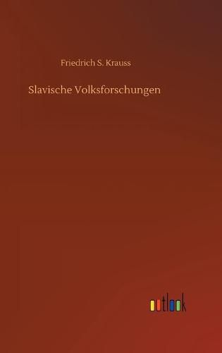 Cover image for Slavische Volksforschungen