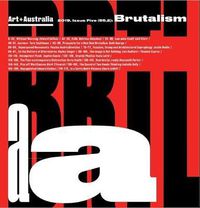 Cover image for Art + Australia Issue Five (55. 2): Brutalism