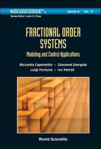 Cover image for Fractional Order Systems: Modeling And Control Applications