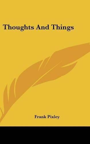 Cover image for Thoughts and Things