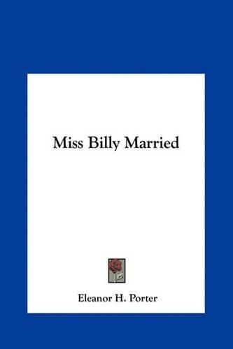 Cover image for Miss Billy Married