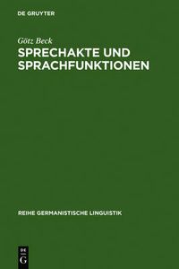 Cover image for Sprechakte und Sprachfunktionen