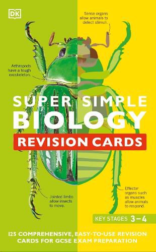 Cover image for Super Simple Biology Revision Cards Key Stages 3 And 4