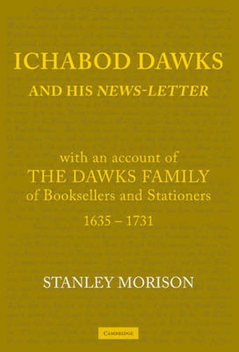 Cover image for Ichabod Dawks and his Newsletter: With an Account of the Dawks Family