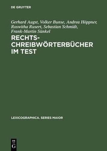 Rechtschreibwoerterbucher im Test