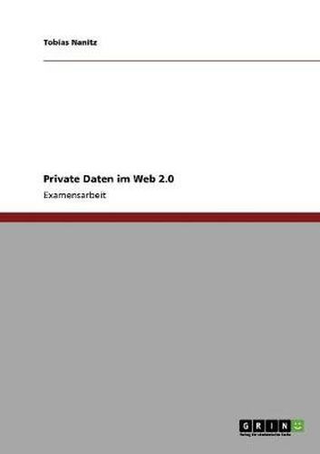 Cover image for Private Daten im Web 2.0