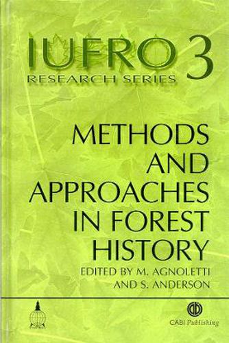 Cover image for Methods and Approaches in Forest History