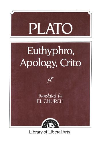 Cover image for Plato: Euthyphro, Apology, Crito