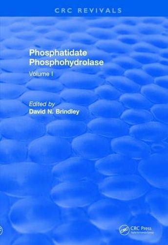 Cover image for Phosphatidate Phosphohydrolase: CRC Series in Enzyme Biology