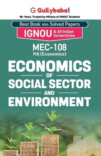 Cover image for MEC-08/MEC-108 Economics of Social Sector and Environment