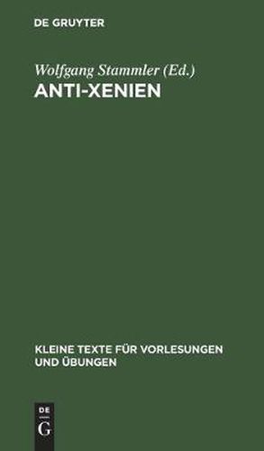 Anti-Xenien: In Auswahl