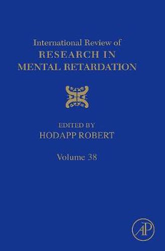 Cover image for International Review of Research in Mental Retardation