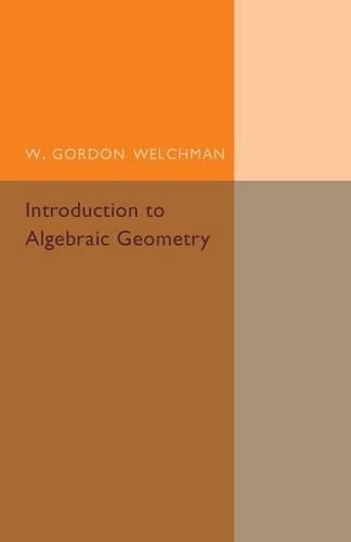 Cover image for Introduction to Algebraic Geometry