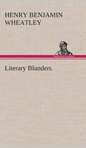 Literary Blunders