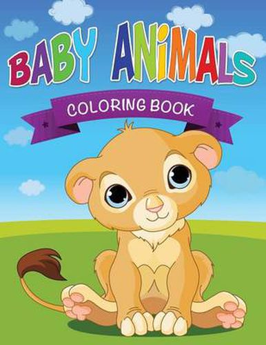 Cover image for Baby Animals Coloring Book