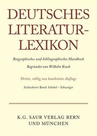 Cover image for Deutsches Literatur-Lexikon, Band 16, Schobel - Schwaiger