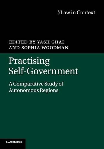 Cover image for Practising Self-Government: A Comparative Study of Autonomous Regions