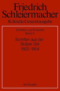 Cover image for Schriften aus der Stolper Zeit (1802-1804)