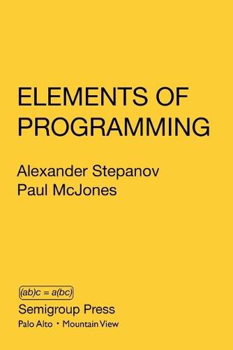 Cover image for Elements of Programming