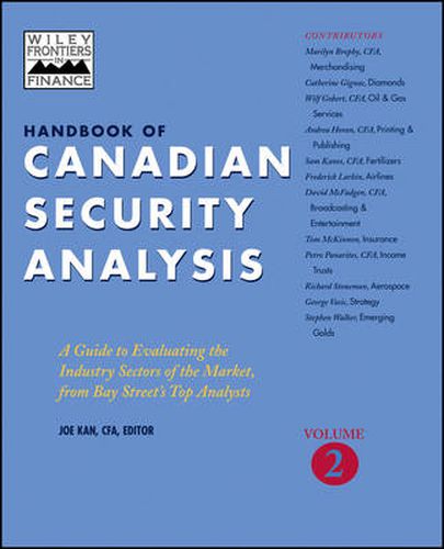 Cover image for Handbook of Canadian Security Analysis: A Guide to Evaluating the Industry Sectors of the Market, from Bay Street's Top Analysts