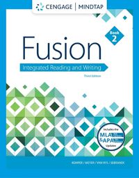 Cover image for Bundle: Mindtap with Write Experience for Kemper/Meyer/Van Rys/Sebranek's Fusion: Integrated Reading and Writing, Book 2, 1 Term (6 Months) Printed Access Card + Mindtap for Guffey/Loewy's Essentials of Business Communication, 1 Term Printed Access Card