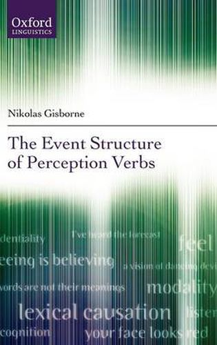 Cover image for The Event Structure of Perception Verbs